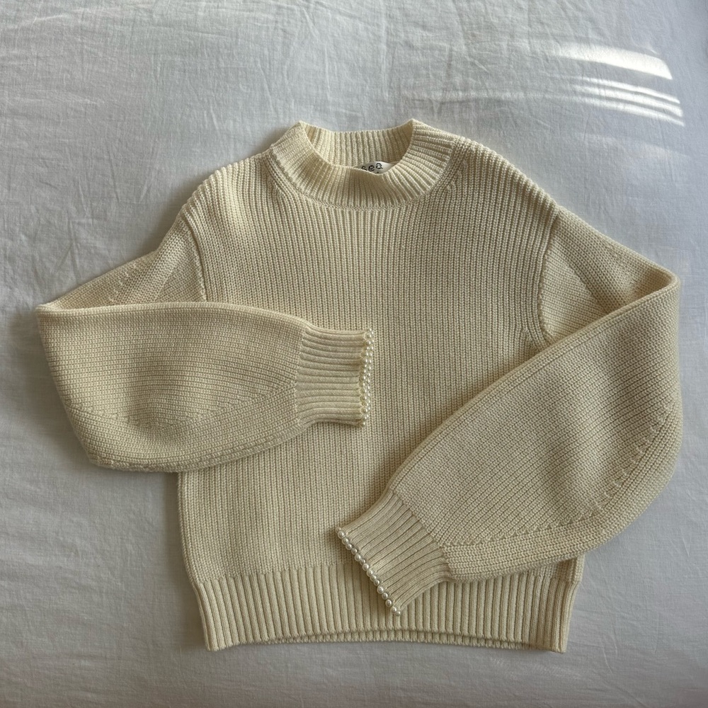 Sea New York Charlotte Pearl Pullover sweater mock neck